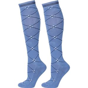 Harry's Horse - Paardrijsokken - Bogen - Dutch Blue - S (31-35)