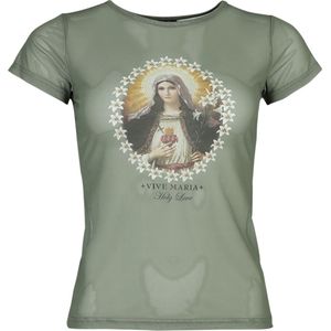Vive Maria Holy Green Maria Dames T-shirt - groen - XL