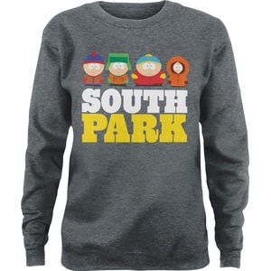 South Park Girly Sweatshirt Damen Heather-Medium-Grey-S