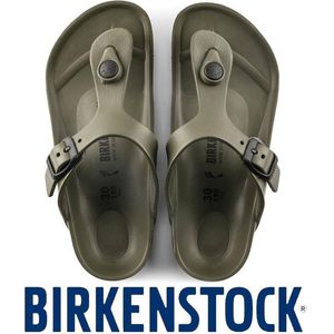Birkenstock Slippers Dames Gizeh EVA - 128271  Khaki