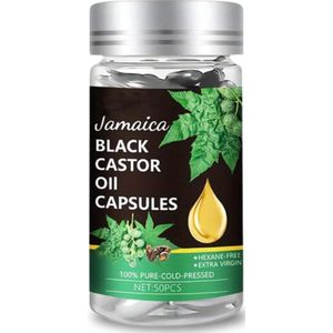 BeautyFit® - Castor Olie - 100% Koudgeperst - Castor Oil - Incl. Ebook, Scalp Massager, Kammen - Castorolie Pack - Jamaican Black Castor Oil - Haarverzorging - Capsules