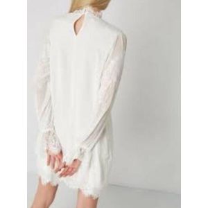 Tigha Dunja Off White Jurk - Maat L