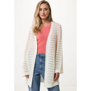 Mexx Vest Gebreid Offwhite - Maat S