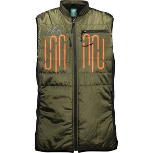 Heat Experience Men`s Heated Hunting Vest S - Verwarmd vest - Verwarmde kleding - Groen