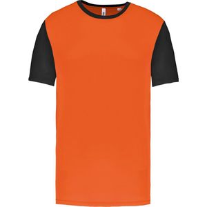 SportSportshirt Kind 10/12 years (10/12 ans) Proact Ronde hals Korte mouw Orange / Black 100% Polyester