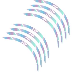 Velgstickers 10 Inch Velg 8 Stuks Piaggio Zip - Hologram