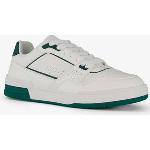 Blue Box heren sneakers wit groen - Maat 46 - Uitneembare zool