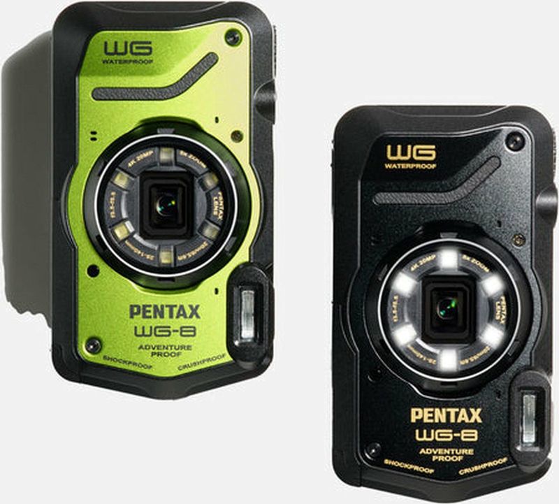 Pentax Wg-8 - Compactcamera - Digitale Camera - 20 Megapixels