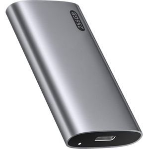 Externe SSD - Grijs - Portable Harde Schijf - 256GB