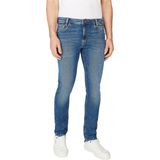 Jeans - Medium/Dark Comfort Stretch - Riemlussen - Steekzakken - Ritssluiting