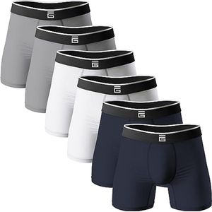 Heren Boxers Bamboe - Comfortabele Boxershorts met Vochtafvoerende Technologie - Anti-Chafing Multipack