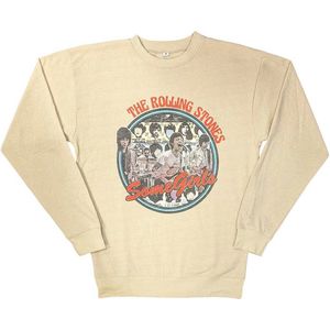 The Rolling Stones - Some Girls Circle Sweater/trui - M - Creme