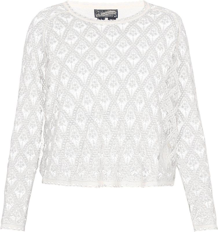 DreiMaster - Vintage - Trui - Offwhite - Losse Pasvorm - Lange Mouw