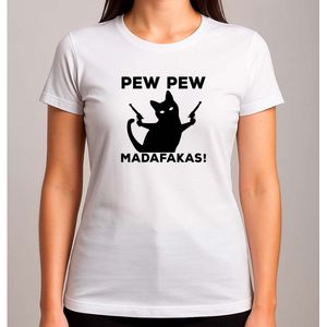 Pew Pew Madafakas Baby Cat - T Shirt - Cat - CuteCat - CatLover - CatLife - Kat - LieveKat - GrappigeKat - KattenLiefhebber - BestMom - MamaLeven