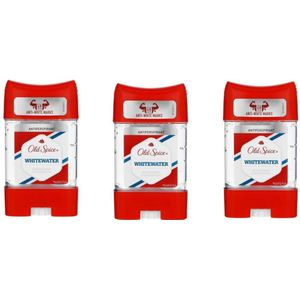 Old Spice Whitewater deo stick Clear gel 3*70 ML