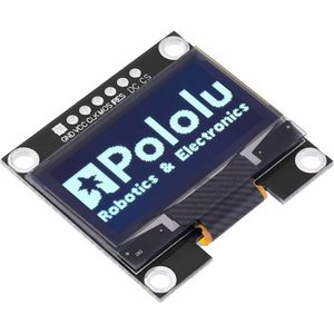 Graphical OLED Display: 128x64, 1.3"", White Pixels, SPI, Black PCB Pololu 3761
