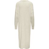 Only - Onltessa Ls Polo Long Dress - Gebreide Jurk - Beige