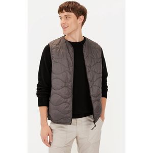 camel active Outdoor Vest gemaakt van gerecycled polyamide - Maat menswear-48 - Onweer
