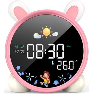 Slaaptrainer - Slaaptrainer Kinderen - Slaapwekker - Kinderwekker - Nachtlampje - Digitale Wekker