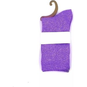 Glittersokken - Lila/Paars