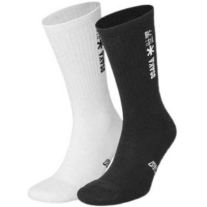 Osaka - Sportsok - Zwart-Wit - Polyester - Antimicrobiële Bescherming