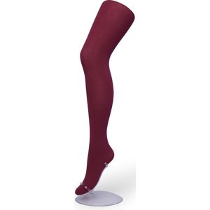 Bonnie Doon Opaque Comfort Panty 40 Denier Donker Rood Dames maat 36/38 S - Extra brede Comfort Boord - Tekent Niet - Kleedt Mooi af - Mat Effect - Gladde Naden - Maximaal Draagcomfort - Donkerrood - Bordeaux - Rhododendron - BN161911.338