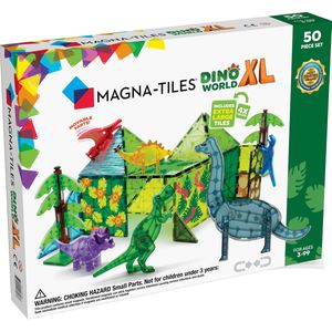 Magna Tiles - Dino World XL Set - Magnetisch Speelgoed 50 stuks