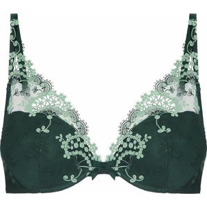 Simone Pérèle - Wish Push-Up Triangel BH Groen - maat 85B - Groen