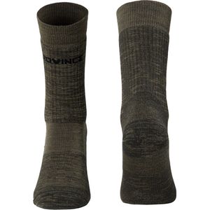 Rovince Merino Wol Wandelsokken Thermo Winter Naadloos Heren/Dames (Unisex)  Groen– Maat: 35-38