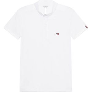 Tommy Hilfiger Chelsea Cooling Wedstrijdshirt met Logo - maat L - th optic white