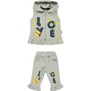 Vest & broek baby/peuter meisjes - Baby vest en broek- Love