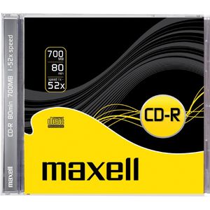 Maxell CD-R 80min/700Mb 10 stuks in slimcase