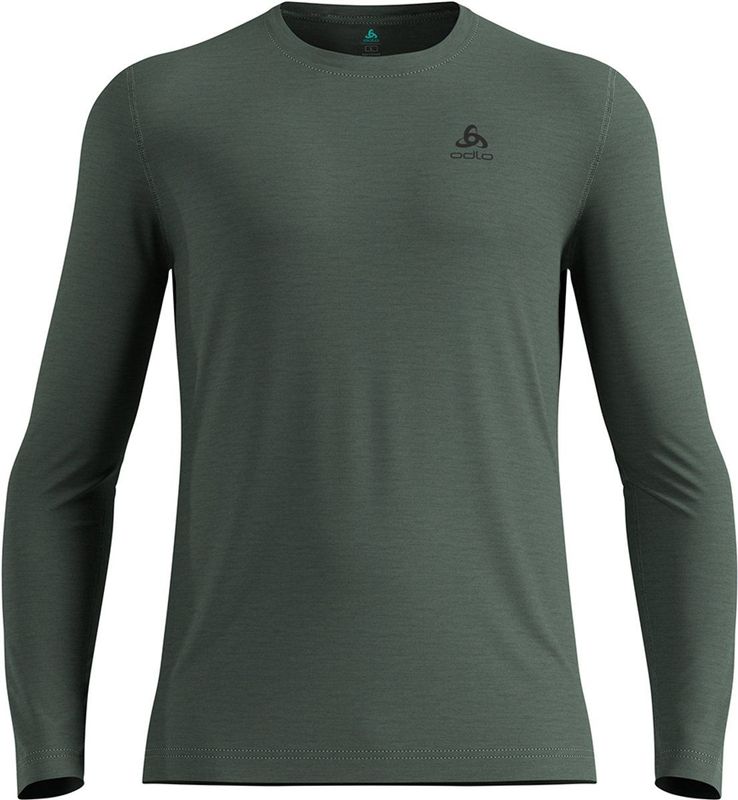 Odlo - Merino 160 - Lange Mouwen Basislaag - Groen - M Man