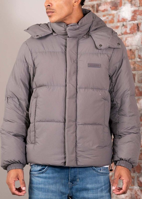 Armani Exchange - Down Jacket - Donker Grijs - Tussenjas
