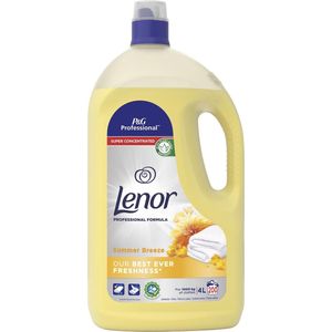 Lenor Professional wasverzachter summer breeze, fles van 4 l 3 stuks