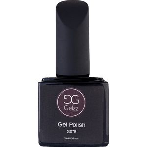 Gelzz Gellak - Gel Nagellak - kleur Dusty Mauve G078 - Paars - Dekkende kleur - 10ml - Vegan