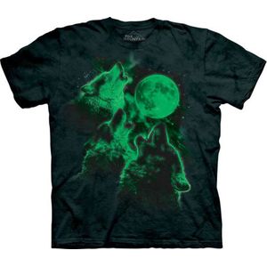 T-shirt Glow Wolf Moon M