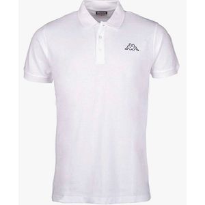 Kappa Basic Poloshirt, wit - Maat S -