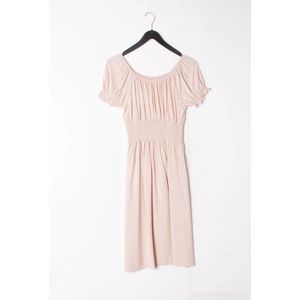 Dames jurk Nine effen beige S strandjurk