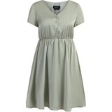 usha - Midikleid - Zomer - V-Ausschnitt - Korte Mouwen