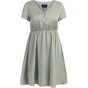 usha - Midikleid - Zomer - V-Ausschnitt - Korte Mouwen