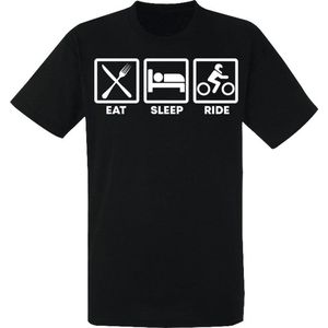 Eat; Sleep; Ride t-shirt | motor| grappig| cadeau | maat XXXL