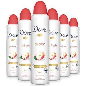 Dove - Go Fresh Apple & White Tea - Deo Spray - Voordeelverpakking 6 x 250 ml