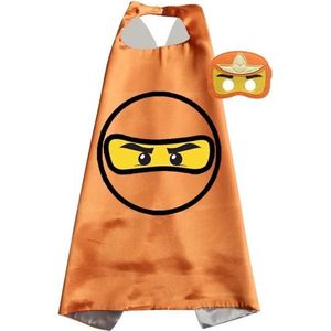 Ninjago cape en masker - Oranje/Goud - Meest verkocht