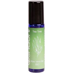 Roll-on verzorgende gel met aloe vera en tea tree, Oshadhi, 10 ml