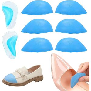 Green Glow - Schoenvullers voor te grote schoenen, zachte teenkussens met schuimdemping - Dames en heren - Herbruikbaar