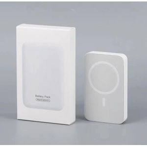 Draadloze powerbank geschikt voor Iphone 11/12/13/14/15/16 10000mAh- Wireless charger- Snellader- Broekzak formaat- Magnetisch & draadloos-magsafe powerbank