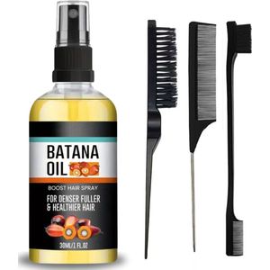 Batana Oil - Spray - Haargroei Olie - Incl. Ebook - Haar Vitamines - 100% Puur - Biologisch - Wonderolie