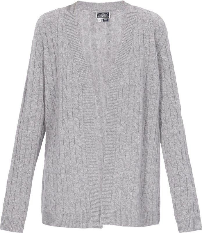 DreiMaster - Maritim - Gebreid Vest - Lichtgrijs