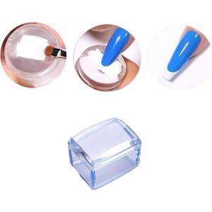 Siliconen Stempel Voor Franse Nagels | Nagelstempel voor Nagel Tips inclusief motiefjes | Sparkolia french manicure